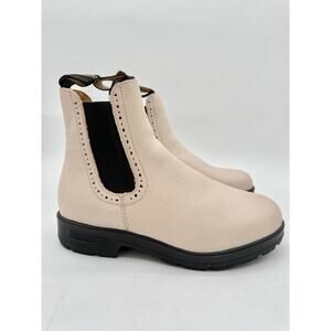 Blundstone Leather Chelsea High Top Boot Pearl White 2156 Women’s 8.5